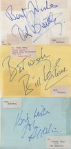 John Alderton Bill Pertwee Dick Bentley 3x Signed Autograph s - £10.37 GBP