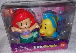 Fisher Price Little People Disney Princess Ariel &amp; Flounder New - $163.02 MXN