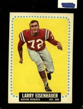 1964 Topps #8 Larry Eisenhauer Vg Patriots *X63033 - £2.13 GBP