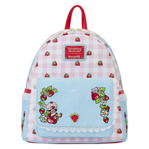 Strawberry Shortcake Denim Mini Backpack By Loungefly Multi-Color - £69.82 GBP
