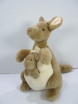 Gund Classic Pooh Kanga &amp; Roo Plush 7&quot; Stuffed Animal Toy Kangaroo Mom a... - £16.14 GBP