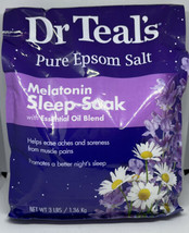Dr Teal&#39;s Pure Epsom Salt Melatonin Melatonin Sleep Soak, Lavender and C... - £8.46 GBP