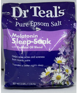 Dr Teal&#39;s Pure Epsom Salt Melatonin Melatonin Sleep Soak, Lavender and C... - £8.49 GBP