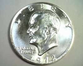 1972-S Eisenhower Ike 40% Silver Dollar Gem Uncirculated Gem Unc. Nice Original - £15.18 GBP