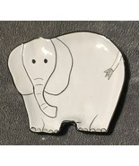 Ceramic Elephant Coin Tray Candy Dish 5x7&quot; - $93.65 MXN