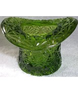 Vintage Indiana Glass Co Daisy Pattern Green Hat - $9.99