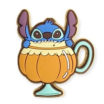 Lilo and Stitch Disney Pin: Stitch Pumpkin Spice Latte - £23.90 GBP