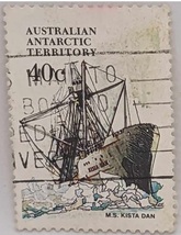 1981 Australia Australian Antartic Territory Kista Dan 40c Postmark Stamp - £7.57 GBP