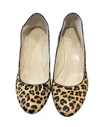 Taryn Rose Leopard Print Wedge Shoes Womens Size 9.5 Leather Upper &amp; Lining - $19.20