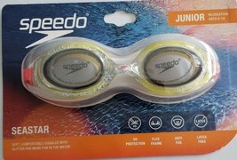 Speedo ~ Seastar Goggles - Yellow/Black w/Glitter ~ Junior ~ Ages 6 - 14... - £11.69 GBP