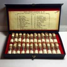 1960&#39;s NOS Watch Crown Assortment No. 20 (72 Crowns) - £129.30 GBP