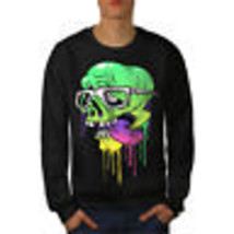 Wellcoda Swag Zombie Skull Mens Sweatshirt, Mask Face Casual Pullover Jumper - £24.11 GBP+