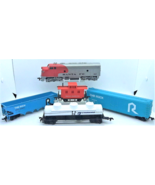 Bachmann Set of 4 (engine, freight cars &amp; caboose) Model Trains ~ see pics - €55,50 EUR
