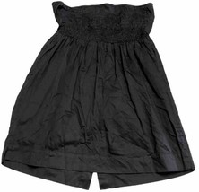 Silence + Noise Babydoll Button Back Black Dress Size Large - £12.38 GBP