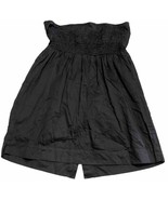 Silence + Noise Babydoll Button Back Black Dress Size Large - £12.16 GBP