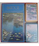 Bridge Ensemble Gift Set Double Deck of Cards and Score Pad Water Lillie... - $16.95