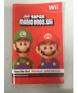 Wii Super Mario Bros.Wii manual - $8.79