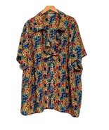 Silhouette Plus Size Blouse Size 36W Button Up Ruffles Collar Pretty Flo... - $278.12 MXN