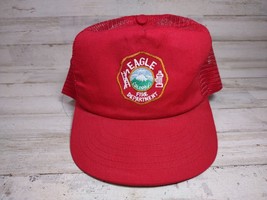 Vintage Eagle Colorado Fire Department Men&#39;s Mesh Snapback Trucker Hat C... - £20.15 GBP