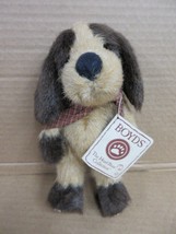 NOS Boyds Bears Pat McPunkin 904323 Plush Puppy Dog Plaid Scarf B74 L - £23.17 GBP