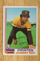 1982 Topps Baseball Card JOHNNY RAY Pittsburgh Pirates 2nd Base 96T - £3.93 GBP
