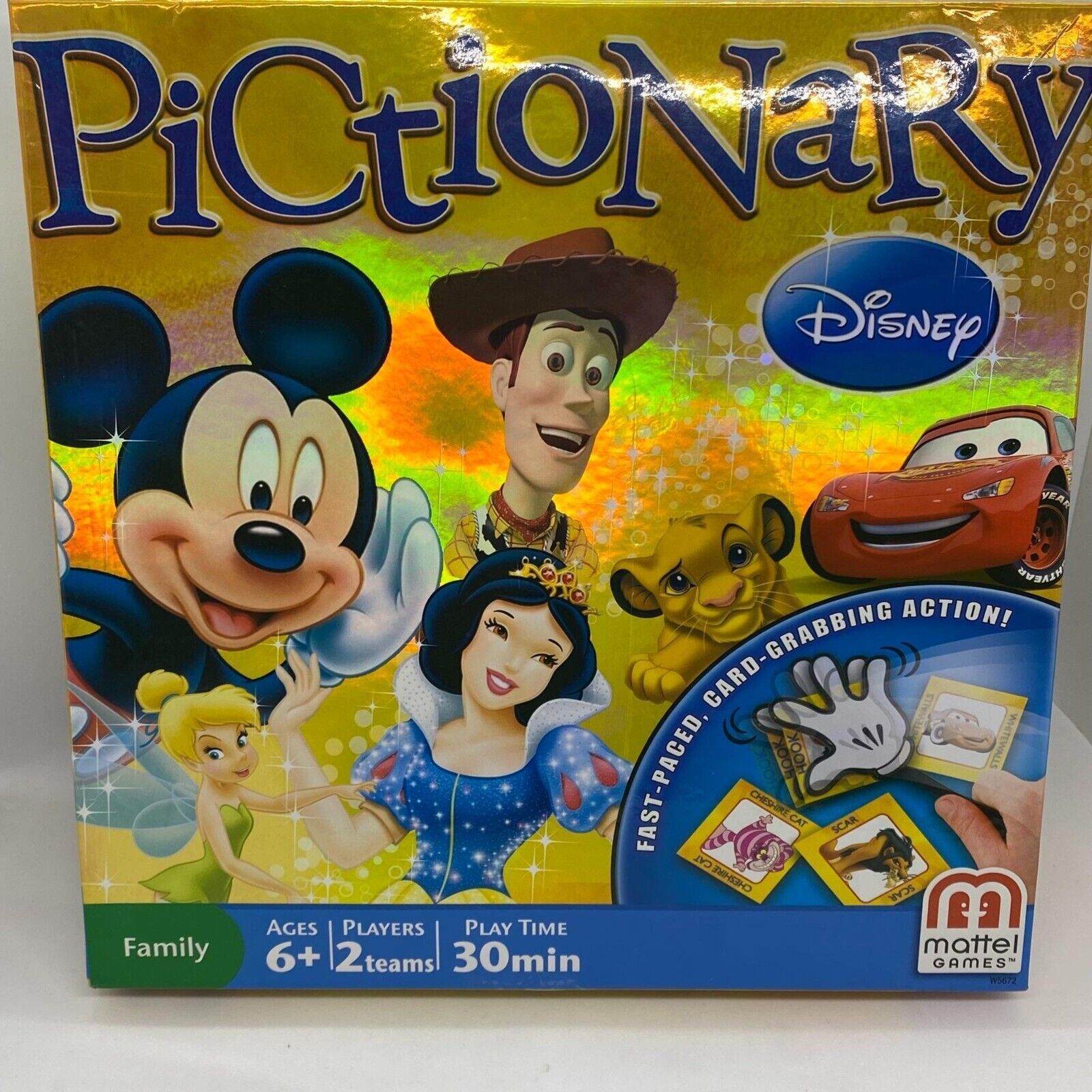 Primary image for Disney Pictionary Family Board Game by Mattel