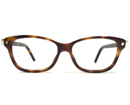 Marc Jacobs Eyeglasses Frames 72 05L Brown Tortoise Silver Cat Eye 52-15... - $74.58