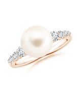 ANGARA Freshwater Pearl Ring for Women in 14K Solid Gold (Grade: AAA | 9mm) - $1,205.76