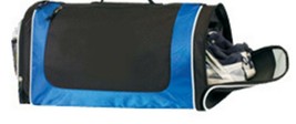 Large Sports Gym Duffel Bag Black &amp; Blue Brand New From Bags for Less - £12.74 GBP