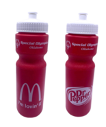 McDonalds Dr Pepper Special Olympics Water Bottle Vintage RARE New Colle... - $554.67 MXN