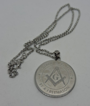 Masonic Necklace This Lady Is Protected By A Freemason eastern star - £9.30 GBP