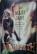 MEGADETH Mary Jane FLAG CLOTH POSTER BANNER CD Thrash Metal - $20.00
