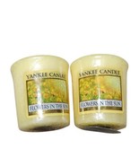 Yankee Candle Flowers In The Sun (2) VOTIVE CANDLES  - $12.99