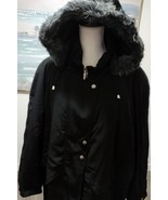 Women&#39;s Outbrook Coat With Detachable Faux Fur Hoodie Black 3X - $650.41 MXN