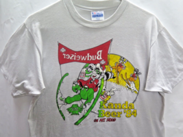 VTG 80s Budweiser Kanda Skiing Ski Race Mt Hood Shirt 1984 Beer USA Vogeli Club - £111.37 GBP