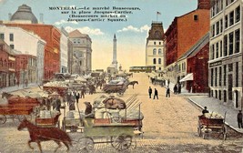 Montreal Canada~ Le Marche Bonsecours-Place Jacques-Cartier ~1910s Postcard-
... - £5.83 GBP
