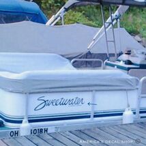 Sweetwater Script Boat Yacht Replacement Decals 2PC Set Vinyl New 16” OEM - $34.64