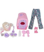 Vtg 2000 Barbie Kitty Fun Marshmallow Pet Cat Figure Carrying Cage Pants... - $931.41 MXN