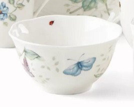 LENOX Butterfly Meadow 4-Piece Rice Bowl Set Tiger Swallowtail NEW w Tags - £35.34 GBP