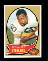 1970 Topps #78 Ben Mcgee Nm Steelers *X109390 - £1.65 GBP