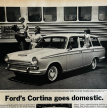 1949 Ford Cortina Advertisement Automobilia NY New Haven Hartford Train ... - £22.76 GBP