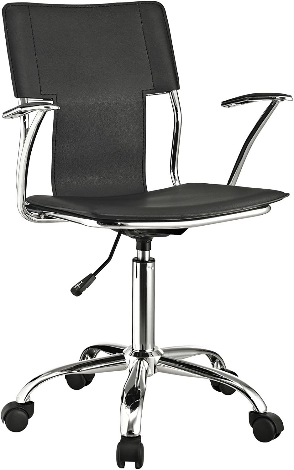 Primary image for Modway Studio Faux Leather Swivel Task Office Chair in Black