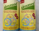 (2) Almased High Protein Formula Almond Vanilla Powder, 17.6 oz, Exp. 11/24 - $56.04