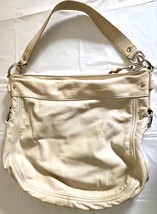 Soft Leather White Coach Handbags #L0932-F14706 - $39.59