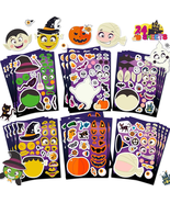 24 Sheets Halloween Stickers for Kids, Make a Face Sticker - $196.40 MXN