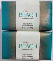 Lot 2 Bath Body Works At The Beach Shea Butter Cleansing Bar Soap 5 oz each NEW - £18.00 GBP