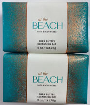 Lot 2 Bath Body Works At The Beach Shea Butter Cleansing Bar Soap 5 oz each NEW - £17.52 GBP