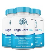 3 Pack Cognicare Pro Nootropic Capsules Cogni Care Pro Max Strength Offi... - $134.00 CAD