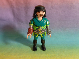 2009 Playmobil Man Green Outfit Figure - $2.95