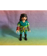 2009 Playmobil Man Green Outfit Figure - £2.20 GBP